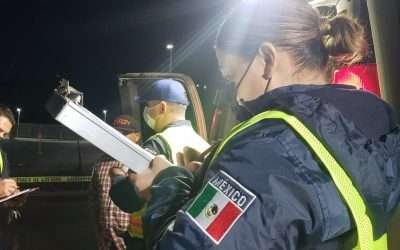 Cayeron 134 conductores ebrios en filtro de alcoholímetro