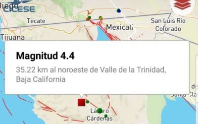 Registra Ensenada otro sismo, ahora de 4.4 grados en escala de Richter