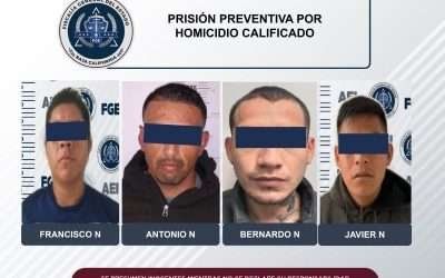 Logra FGE vinculación para 4 sujetos por homicidio calificado y en grado de tentativa