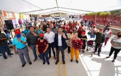 Inauguró alcalde pavimentación en calle Cedros de Colonia Lomitas II