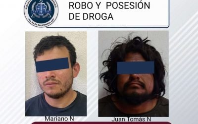 Capturan agentes de la FGE a ladrón y a sujeto con droga