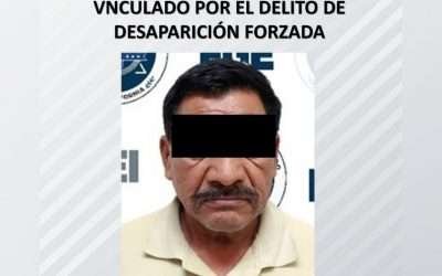 Obtiene FGE vinculación a proceso para ex agente de la PEP por desaparición forzada