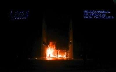 FGE detiene a mujeres tras incendio de instalaciones, y rechaza actos de violencia