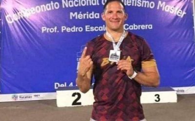 Es Fidel Palacios campeón nacional en lanzamiento de bala