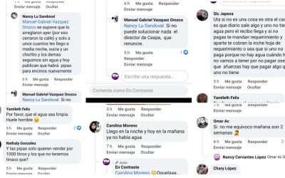 Desmienten ciudadanos a la CESPE, por falta de agua