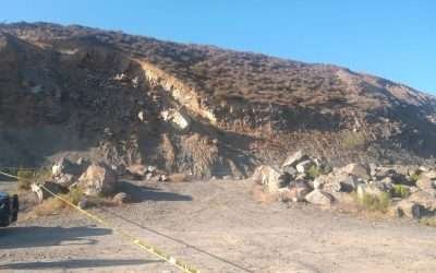 Localizan cadáver dentro de maleta abandonada en Libramiento Ensenada