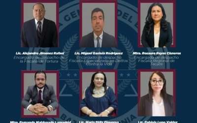 Realiza Fiscal General cambios en Fiscalías Regionales y Coordinaciones