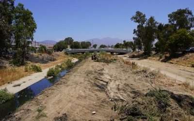 Supervisa alcalde Armando Ayala mantenimiento y limpieza en arroyo Ensenada