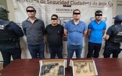 Captura FESC a 4 hombres armados integrantes de célula delictiva