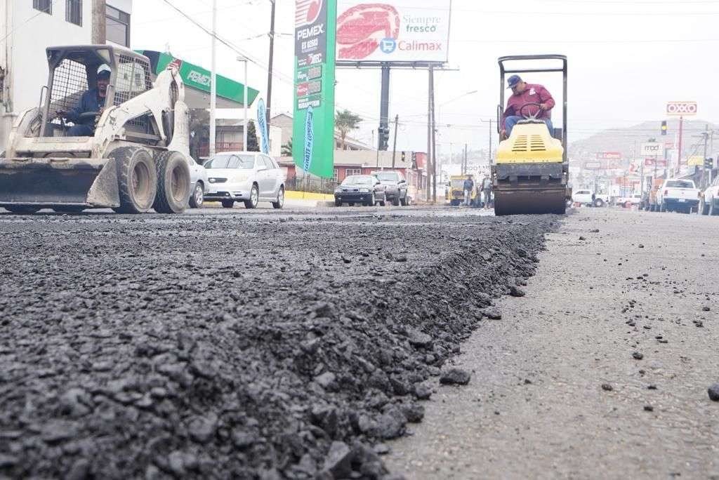 obras viales ensenada