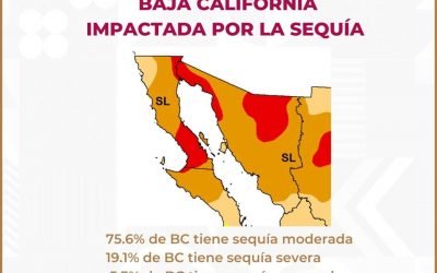 Continuarán sequías en BC tras efectos del cambio climático
