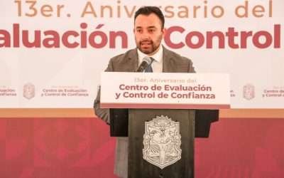 Celebran 13avo aniversario del Centro de Evaluación y Control de Confianza