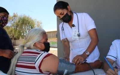 Acerca IMSS BC servicios de salud a comunidades de San Quintín