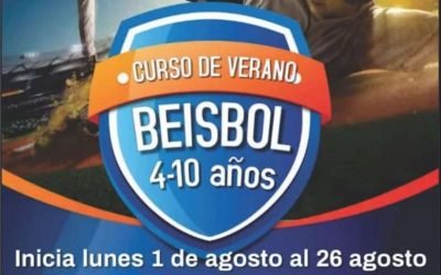 Promueve INMUDERE curso de béisbol para niños