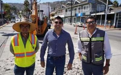 Supervisa Armando Ayala labores de rehabilitación de vialidades