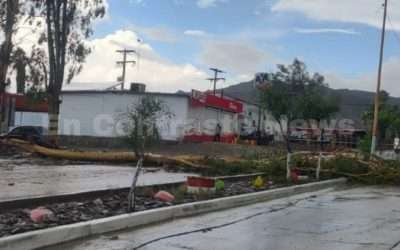 Confirma Protección Civil tromba en Valle de la Trinidad; Evalúan daños en la zona