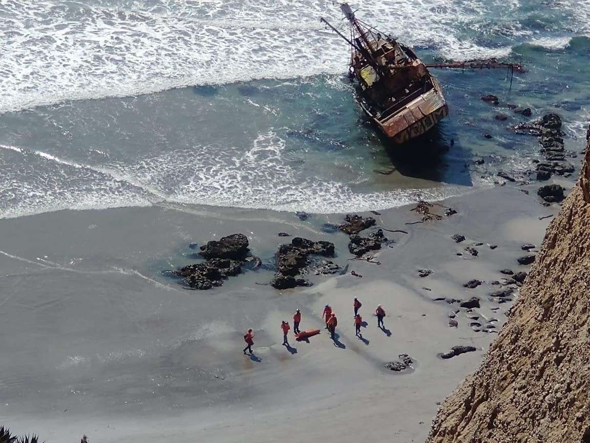 En SAR cadaver acantilado