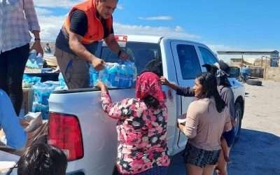 Llevan ayuda humanitaria a damnificados por ciclón «Kay»