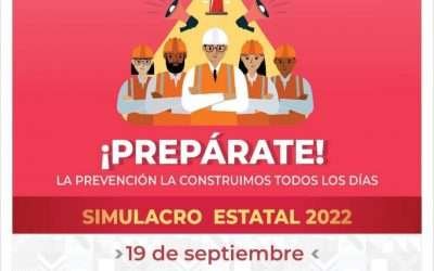 Invitan a participar en simulacro Estatal de Sismo