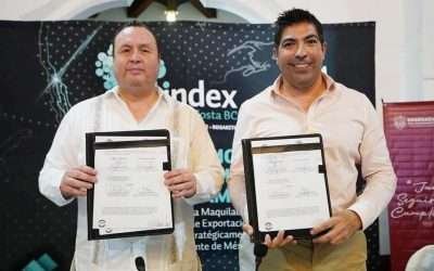 Firman Armando Ayala e INDEX convenio para impulsar desarrollo económico
