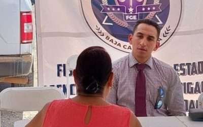 Atiende FGE a residentes de Bahía de los Ángeles a través de «Fiscalía en tu Comunidad»