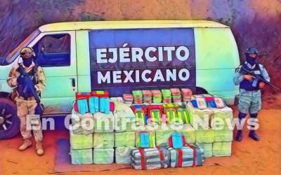 Decomisan SEDENA y Guardia Nacional fentanilo, metanfetamina y cocaína en Ensenada