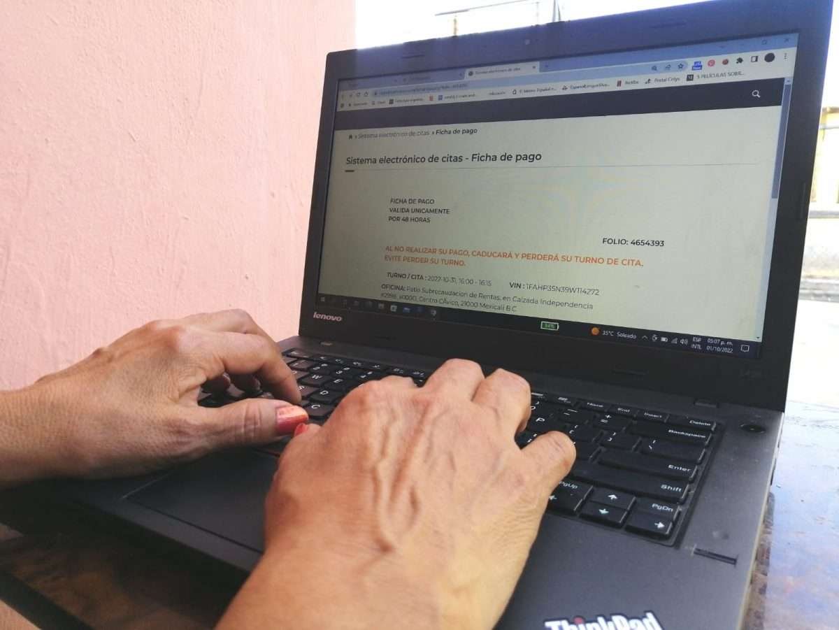 pagina falsa regularizacion de autos