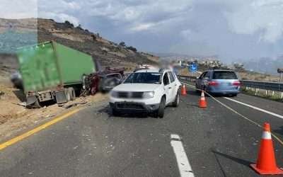 Fatal accidente en carretera Escénica deja muertos y 13 lesionados