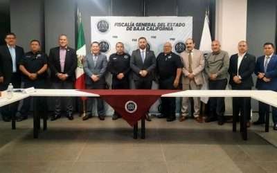 Revisan Fiscal, secretarios y directores de seguridad, estrategia en BC