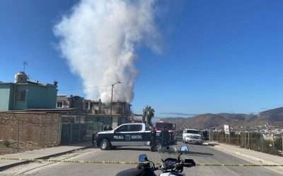 Muere mamá con sus dos hijos en incendio