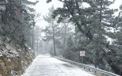 Cayó 1er nevada de la Temporada Invernal 2022-2023