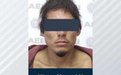 Aprehende FGE a hombre que lesionó a policía municipal