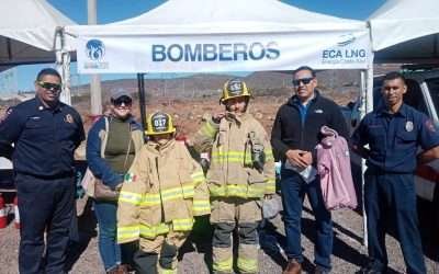 Otorgan Bomberos de Ensenada pláticas preventivas a personal de ECA