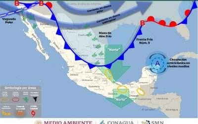 Advierte Protección Civil sobre fuertes vientos en Baja California