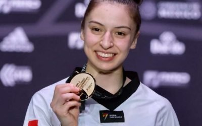 Daniela Souza es  Campeona Mundial de Taekwondo