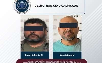 Aprehenden agentes de la FGE a dos homicidas prófugos