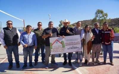 Encabeza Armando Ayala entrega de apoyos por más de 50mdp para vivienda en Isla de Cedros
