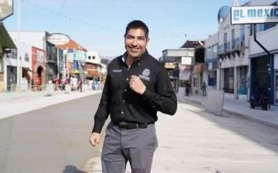 Constata Armando Ayala avance de obra en Distrito Centro Histórico