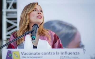 Invita Marina del Pilar aplicarse la vacuna Vs la influenza en temporada invernal
