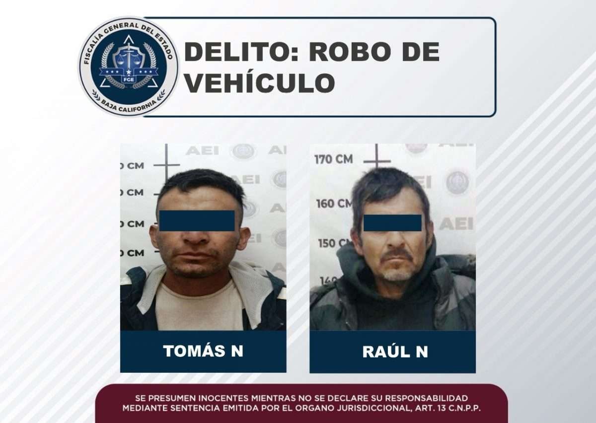 vinculados por robo de carros