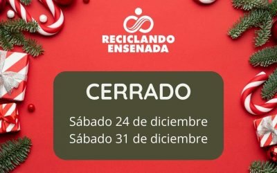 Cerrarán Puntos Verdes los sábados 25  y 31 de diciembre