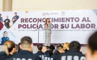 Reconoce Marina del Pilar a policías de Baja California