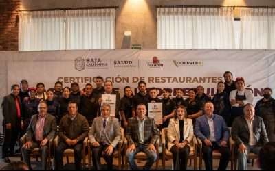 Certifica COEPRIS a 14 restaurantes más en Ensenada
