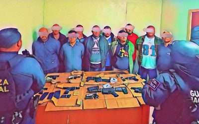 Caen 10 ¨Sicarios¨ de los Sureños con arsenal