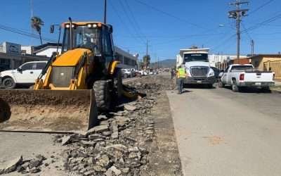 Rehabilita SIDURT calle Pípila afectada por las recientes lluvias