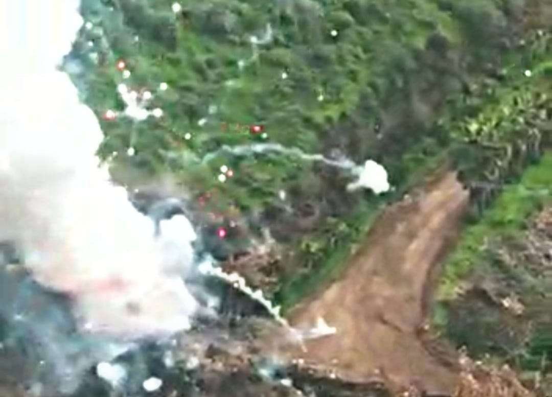 destrucción pirotecnia