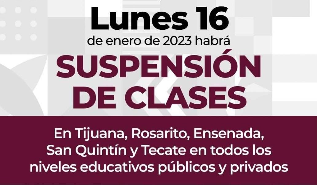 suspensión de clases
