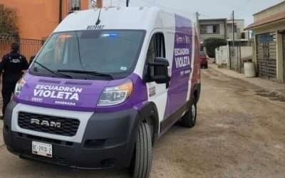Auxilia Escuadrón Violeta a mujer víctima de violencia; Detienen al agresor