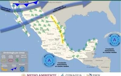 Continuarán lluvias y heladas en Baja California