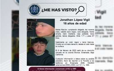 Emite FGE pesquisa para localizar a joven de 19 años